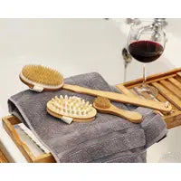 Sauna Exfoliating Dry Brushing Body Brush Set - Buy Online – Find Your Bath