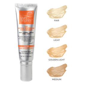 LIGHT "5 IN 1" NATURAL MOISTURIZING FACE SUNSCREEN (TINTED, BROAD SPECTRUM SPF 30)
